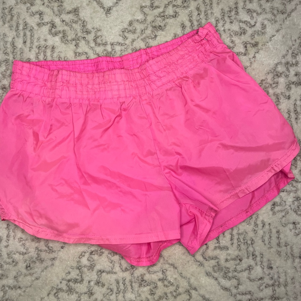 Pink wind shorts got it from a local shop but put Amazon but it’s not